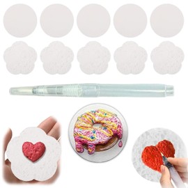 Omeblos Magic Foam Texture Painting Kit,Magic Puffy Paint,3D Drawing Magic Canvas Sponge DIY Bubble Drawing Pens Creative Art Supplies with 10 Piece DIY 3D Foam Texture Painting Paper 1 Water Pens