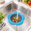 2-Pack Silicone Sink Strainers for Kitchen Drains – 4.5-Inch Anti-Clog