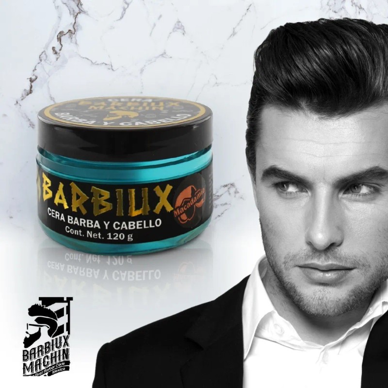 Cera Para Cabello Hombre Macadamia + Crecimiento Barba Anti