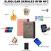 2 PACK Pasaporte Funda, Funda para Pasaporte con Bloqueo RFID.