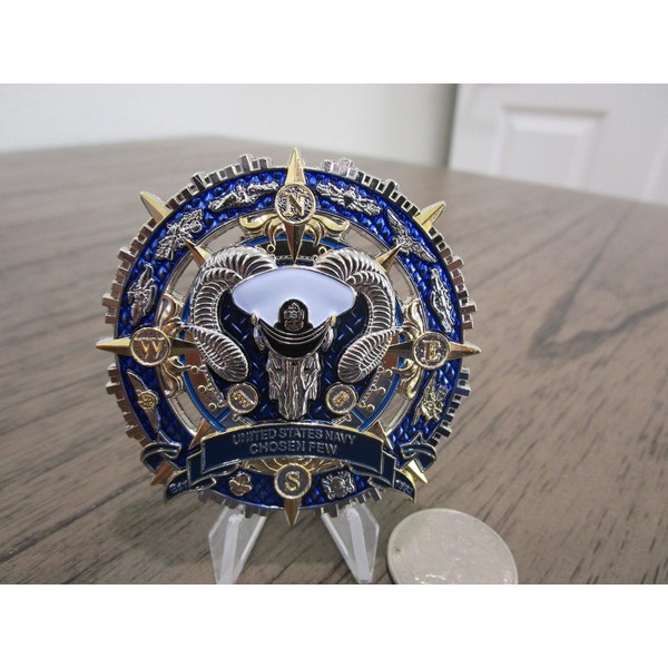 United States Navy Ask The Chief The Chosen Few Compass Navy Chief CPO Challenge Coin