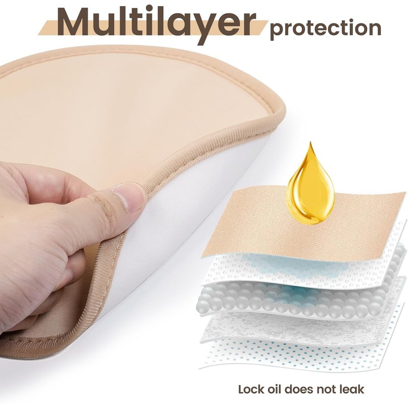 7Pack Castor Oil Pack Wraps Organic Stomach Reusable Wrap Packs