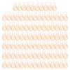 100Pcs Metal Paperclips Cute Chicken Leg Shape Electroplating Rustproof Portable