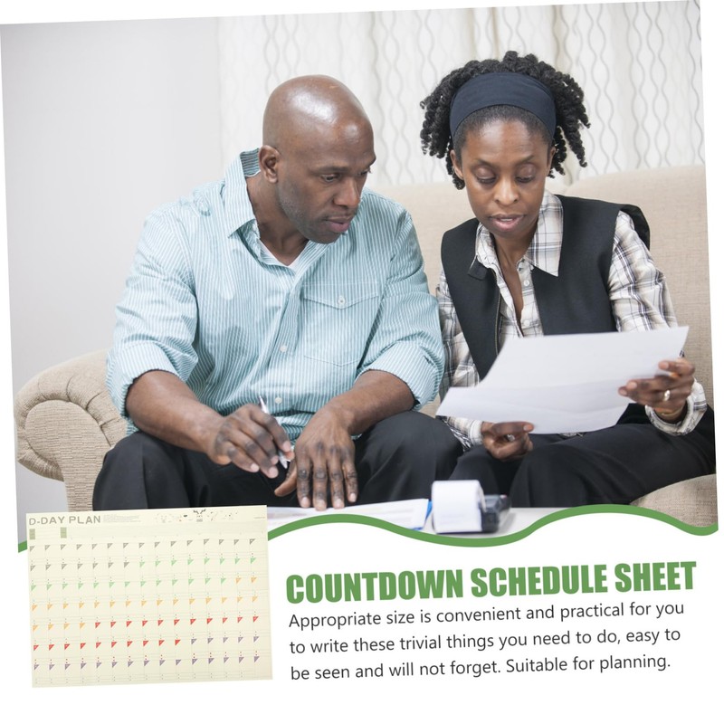 Ciieeo Planner Sheets 10 Sheets Daily Planner for Students Adults