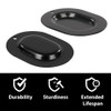 G-PLUS Trunk Floor Pan Drain Plug Plate Set Compatible with