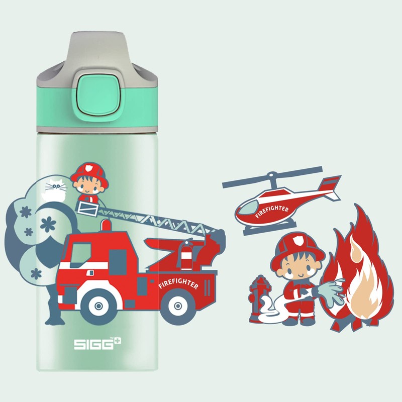 SIGG - Aluminium Kids Water Bottle - Miracle Fireman -