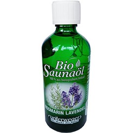 Unterweger Organic Sauna Oil Rosemary Lavender 100 ml with Purest Essential Oils (AT-BIO-301)