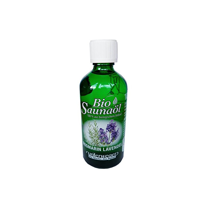 Unterweger Organic Sauna Oil Rosemary Lavender 100 ml with Purest
