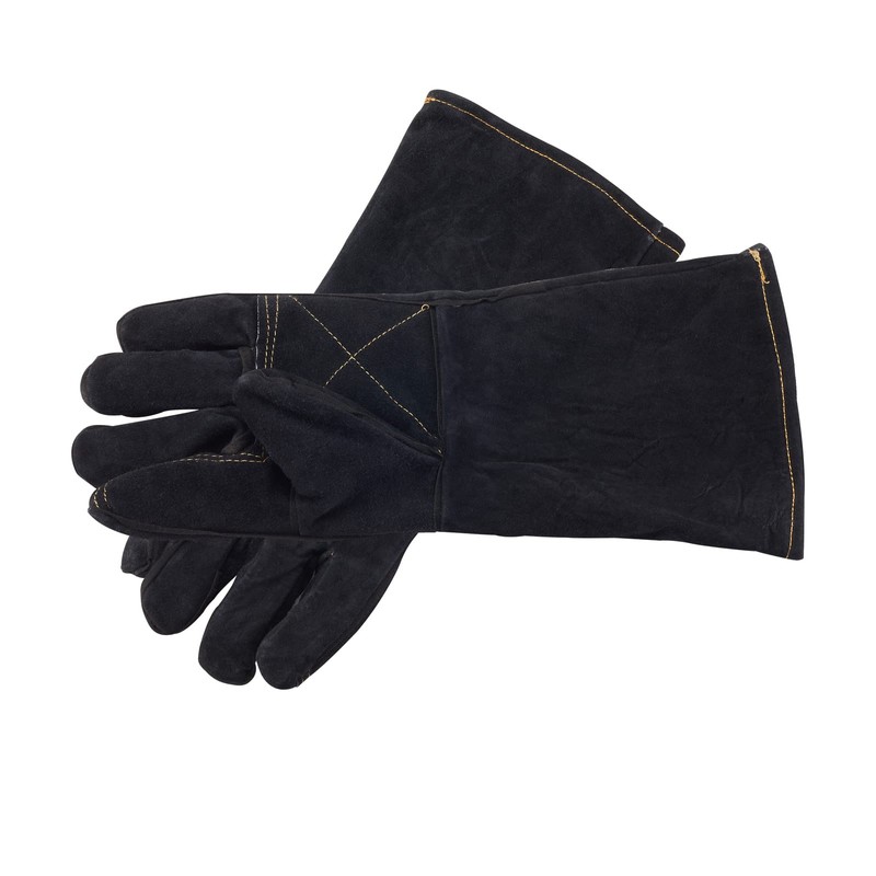 Sporting Style Animal Handling Gloves Bite Proof Reinforced Leather for