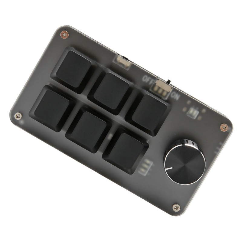 Mini Keypad Knob Design Red Switch Dual Mode Plug and