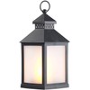 Lunartec Garden Lantern: LED Lantern with Realistic Flame Play and