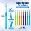 Ceonam 8 Pack Manual Interdental Toothbrushes Soft Bristle Oral Cleaning