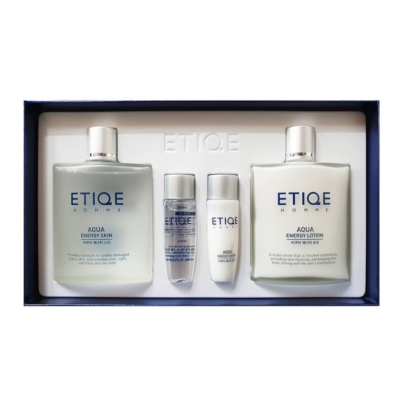 Etique Homme Men's Cosmetics Aqua Energy Basic Set Skin Lotion