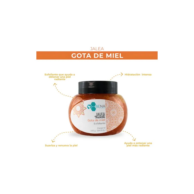 Exfoliante Facial Corporal Jalea Miel Suaviza E Hidrata Bena