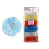 6-Pack Reusable Disposable Elastic Shower Caps - Full-Size Adult