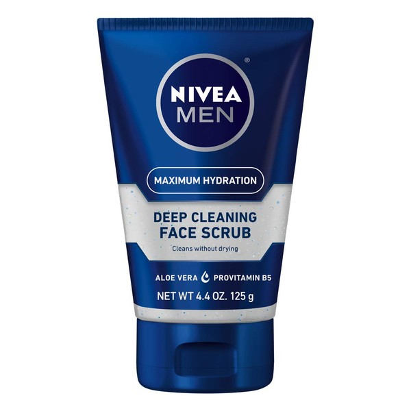 NIVEA FOR MEN Original, Deep Cleaning Face Scrub 4.4 oz