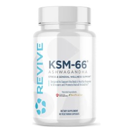 Revive Ksm-66 Manejo Del Estres 60 Capsulas Sin Sabor