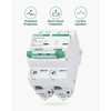 Chtaixi 12V-110V DC Miniature Circuit Breaker, 80 Amp 2 Pole