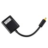 Black Digital SPDIF Optical Audio Splitter 2 Way Toslink Splitter