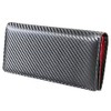 Marge x Diablo MGD-1897 Men's Long Wallet, Carbon Leather, Thin