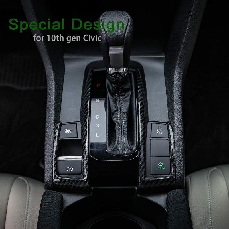 Thenice for 10th Gen Civic Gear Box Trims CVT Automatic