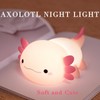 Creative Cute Axolotl LED Night Light, Dinosaur Lamp,Squishy Night Light,
