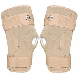 Solace Care 1 Pair Open Patella Stabiliser | Hinged Knee Brace Support Neoprene | For Ligament PCL MCL LCL Pain Arthritic Squat Knees Strains Sprains Instability ACL Meniscus Tear (Medium - 34-38 cm)