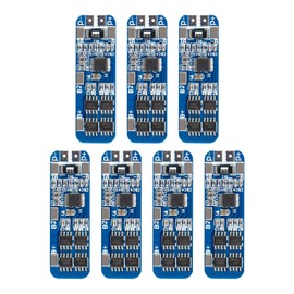 Diitao 7PCS Lithium Battery Protection Board Overcharge Short Circuit Protection Module (3S 10A)