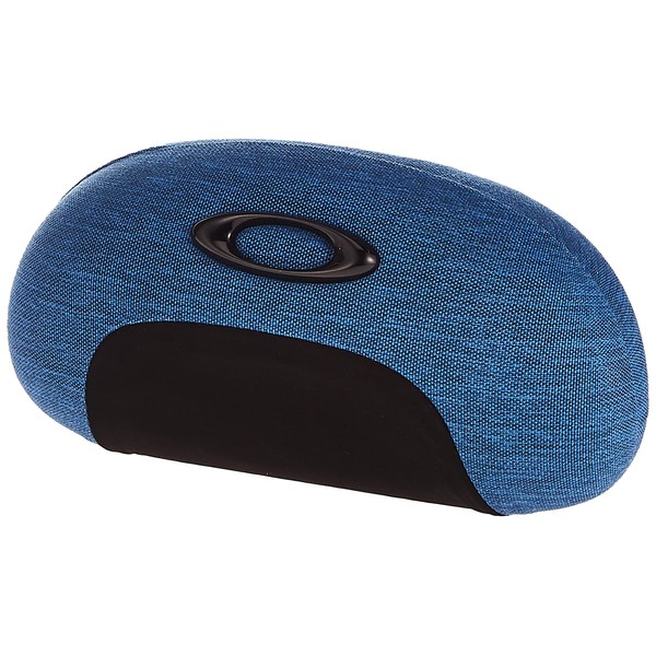 Oakley womens Lifestyle Ellipse O Sunglass Case, Black With Blue,