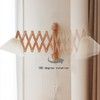 PEAUARL Plug in Mounted Wall Sconce, Swing Arm Wall Lamp