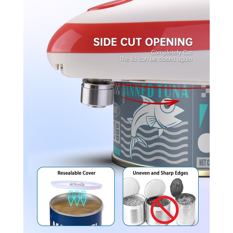CIRCLE JOY Electric Can Opener, Can Opener Electric for Seniors