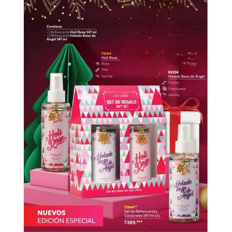 Zermat Set Refrescantes Corporales Helado Beso De Angel Y Holi