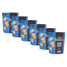 Stonefire Sea Salt Naan Crisps, 6 Ounce (Pack of 6)