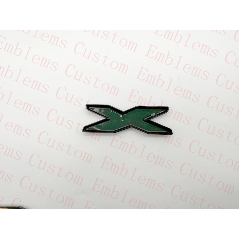 Auto 2PCS Doors Matte Black AT4X OVERLAY Emblem 2023+ GMC