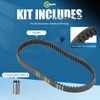 Clutch and Variator Assembly Set with 743 belt for GY6