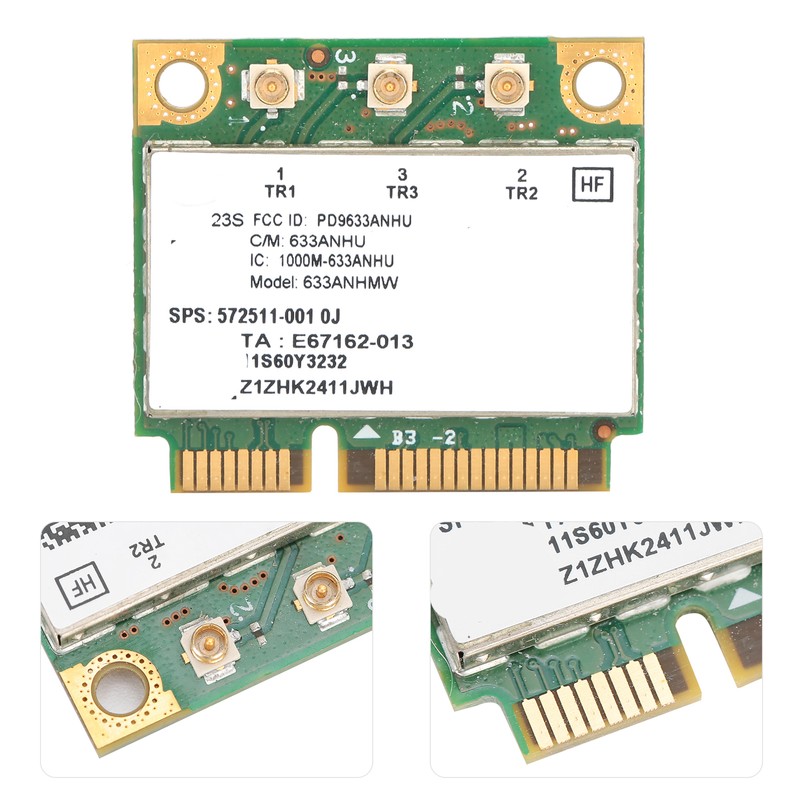 Wireless Network Card 450Mbps Mini PCIE WiFi Card 2.4G/5G for