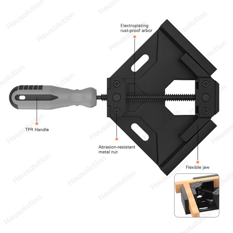 Housolution 90 Degree Corner Clamp for Carpentry Welding Right Angle