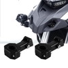 Laroal 2 Pcs Spotlight Mounting Brackets Motorbike Spotlight Brackets Aluminum