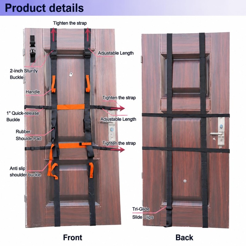 Storbuffs Furniture Moving Straps for One Person, Heavy Duty Lifting
