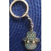 Chamsa Key Chain W Travelers Prayer Protective Mystical Hebrew Hamsa