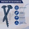 Pocket Hole Screws #8 x 1-1/2", Goobetter 100 Pcs Pocket