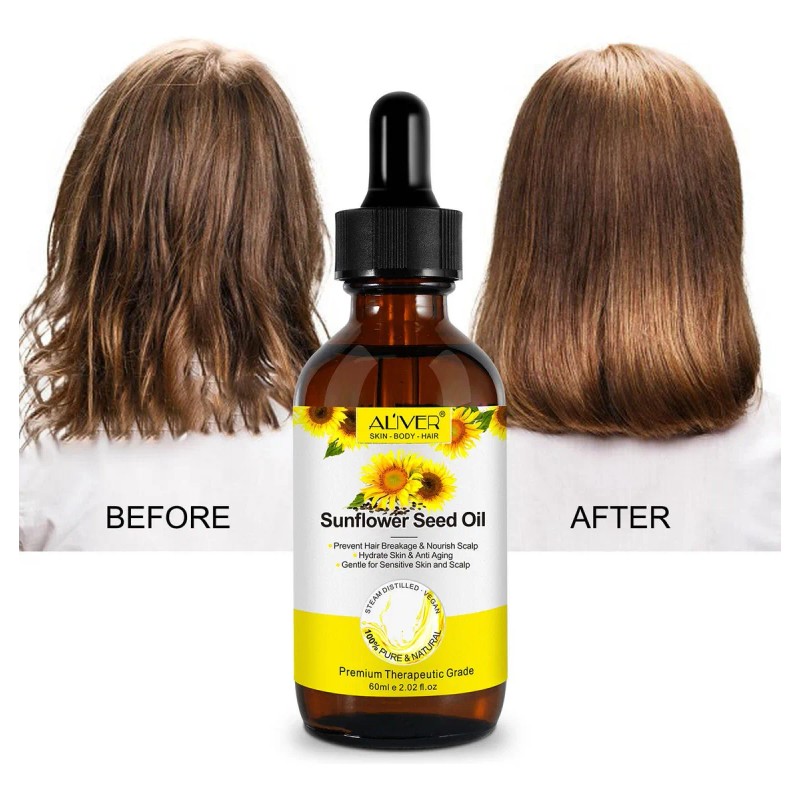Repara El Cabello Aceite Semillas Girasol Orzuela Quebradizo