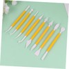 Gadpiparty 3 Sets Clay Sculpting Tools Plastic Pottery Carving Shaping