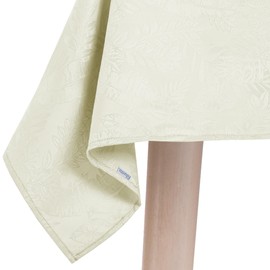 Filumi Eris Tablecloth 140 x 240 cm Cream Washable for Indoor Outdoor Use Monster Pattern