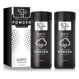 2PCS Hair Styling Volume Powder, Oil Control Long Lasting Fluffy Hair Texture Powder for Men Women, Volumizing Matte Hairstyle Hair Powder