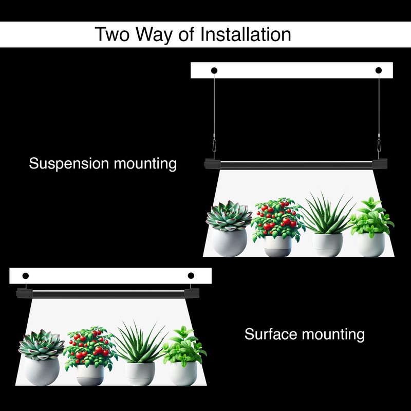 APICDOM LED Grow Light Full Spectrum Light Linkable 5000K Daylight