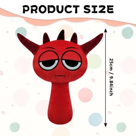 LYNBLY Sprunki Plush, 9.8 Inch Sprunki Plushies, Sprunki Plush Toys, Sprunki Game Plush Toys, Sprunki Plush Toy, Soft Stuffed Animal Pillow Figure Doll, Christmas Birthday Gifts for Adult Kids