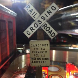 ULEKstore Railroad Crossing MOD for Stern's The Walking Dead pinball machine, 4 variations