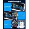 Bluetooth V5.3 FM Transmitter Adapter, FM Transmitter for Car, Bluetooth