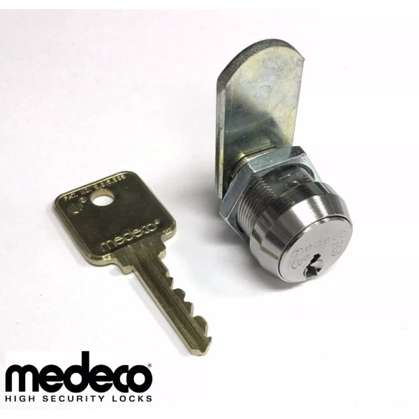 medeco Set of (2) Medeco High Security Cam Locks,5/8 Inch